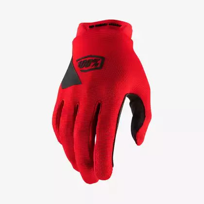 Rękawiczki 100% RIDECAMP Glove red roz. L (długość dłoni 193-200 mm) (NEW) STO-10018-003-12