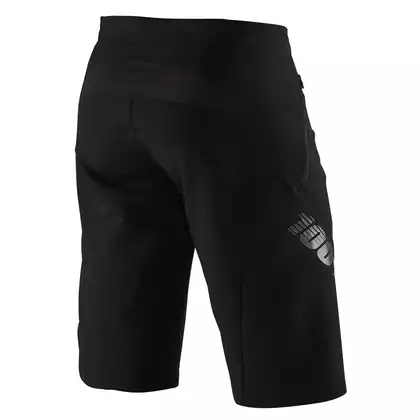 100% pantaloni scurți pentru bărbați airmatic negru STO-42317-001-30
