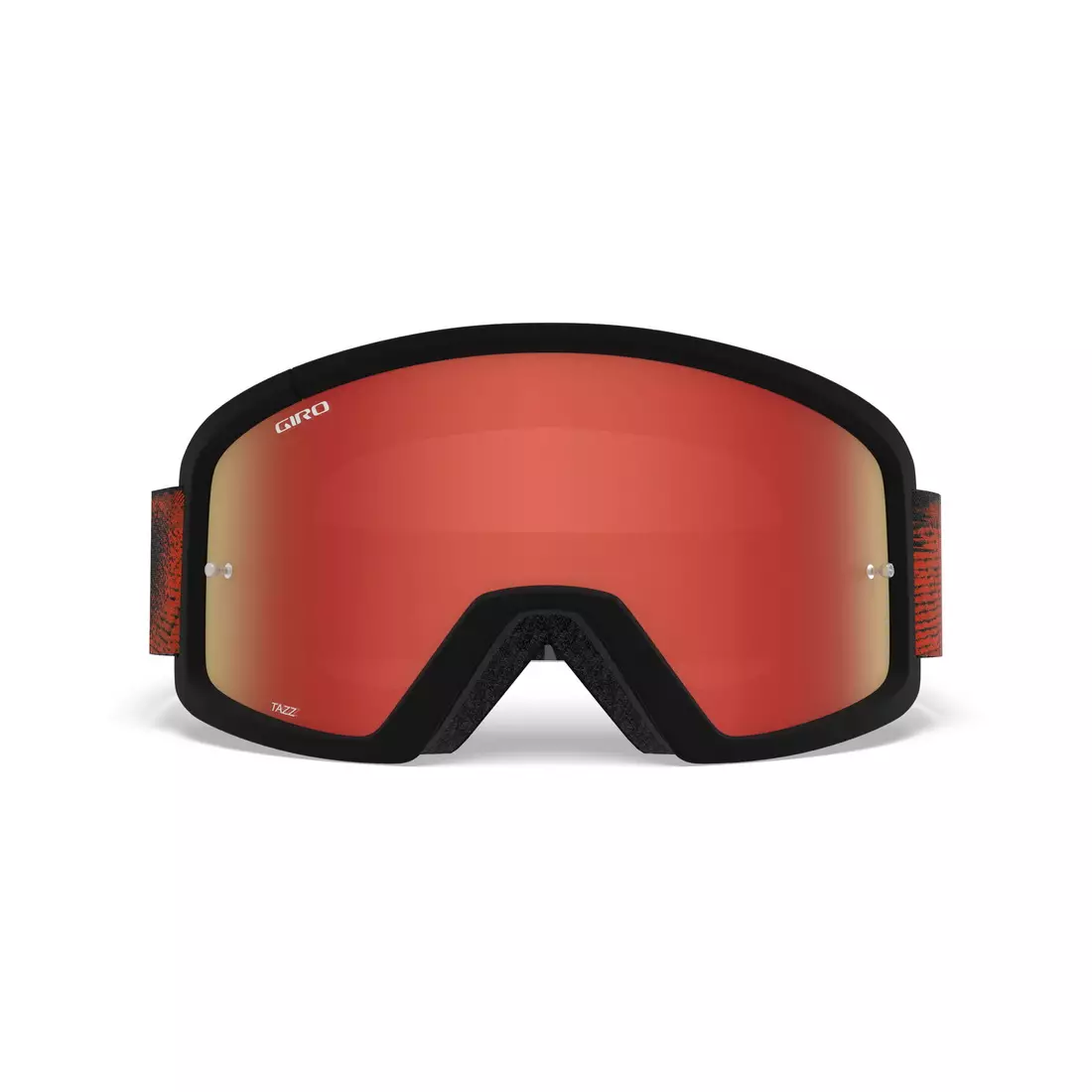 GIRO Ochelari de protecție pentru bicicletă tazz mtb negru roșu hipnotic (lentilă colorată AMBER SCARLET pentru traseu + lentilă transparentă 99% S0) GR-7114186