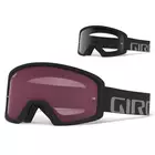 GIRO Ochelari de protecție pentru biciclete tazz mtb negru gri (sticlă colorată AMBER SCARLET trail + Lentile transparente 99% S0) GR-7097840