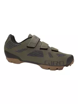 GIRO RANGER pantofi de ciclism pentru bărbați, Olive gum 
