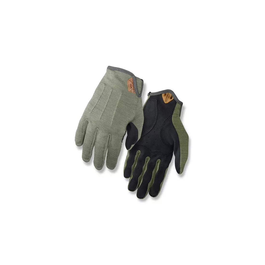 GIRO mănuși de ciclism pentru bărbați d'wool mil spec olive GR-7076378