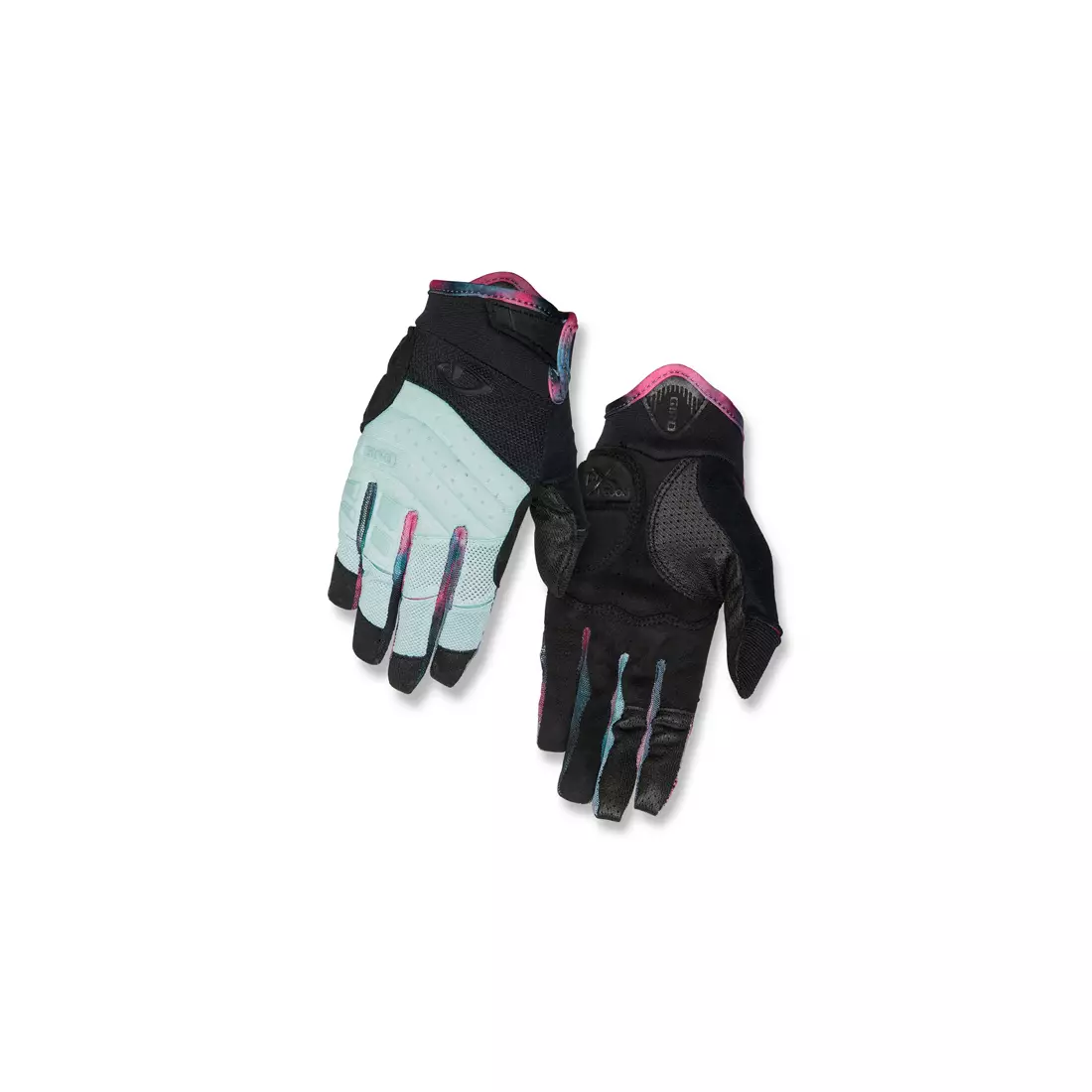 GIRO mănuși de ciclism pentru femei XENA mint tie-dye GR-7085623