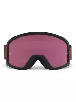 GIRO ochelari de bicicleta tazz mtb black red hypnotic (Sticlă colorată VIVID-Carl Zeiss TRAIL + Sticlă transparentă 99% S0) GR-7114191