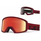 GIRO ochelari de bicicleta tazz mtb red black (Sticlă colorată VIVID-Carl Zeiss TRAIL + Sticlă transparentă 99% S0) GR-7114194