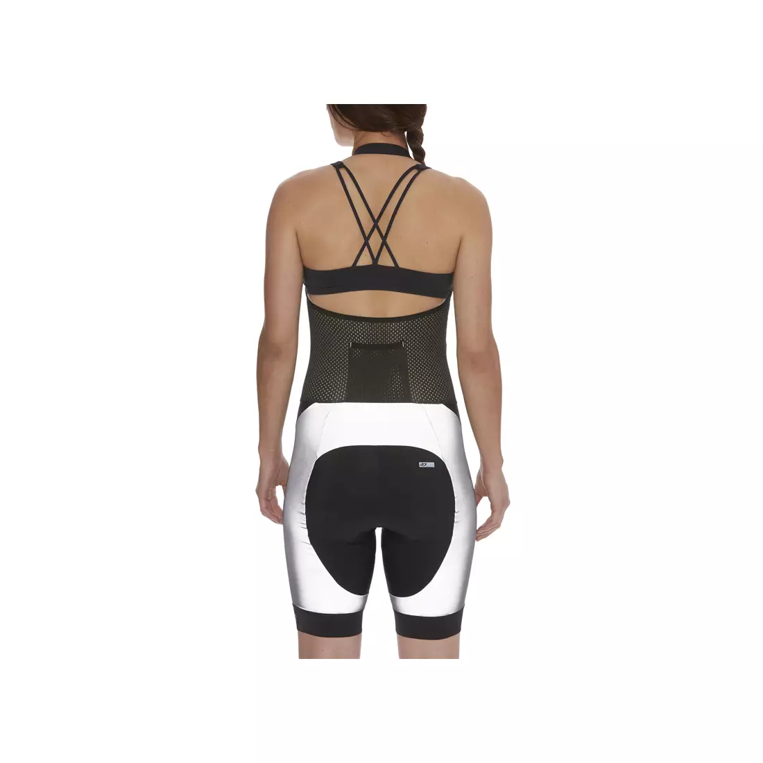 GIRO pantaloni scurți de ciclism pentru femei CHRONO EXPERT HALTER BIB SHORT REFLECTIVE GR-7097793