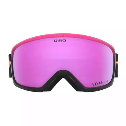 GIRO damskie gogle zimowe narciarskie/snowboardowe millie pink neon lights (VIVID PINK 32% S2) GR-7119832