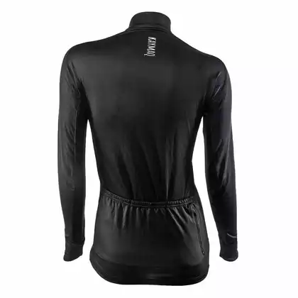 KAYMAQ BDK002 tricou de ciclism pentru femei, negru