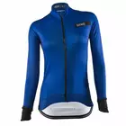 KAYMAQ BDK002 tricou de ciclism pentru femei, albastru