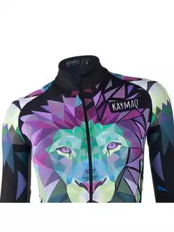 KAYMAQ POLYGONAL LION tricou de ciclism feminin