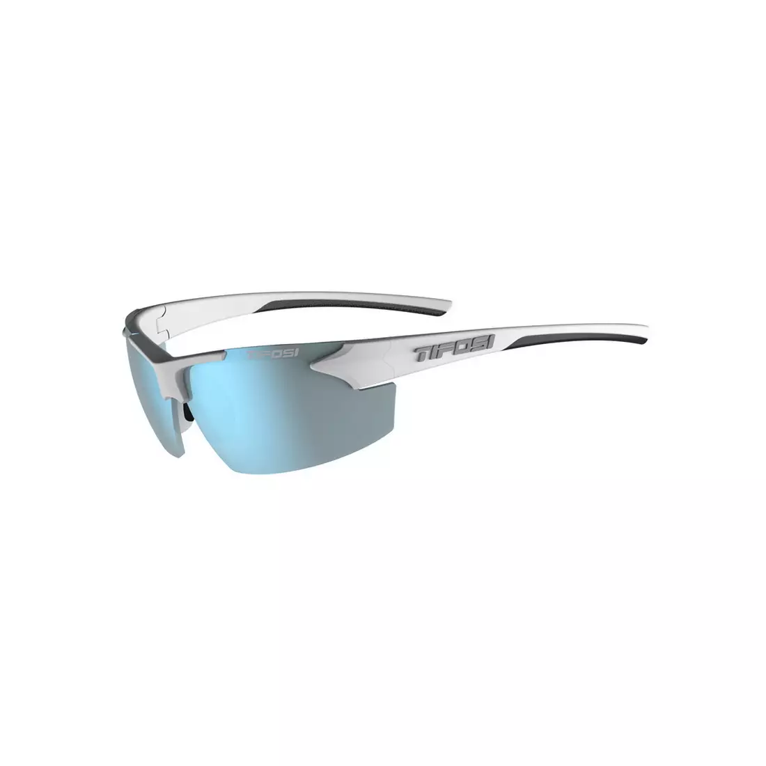 TIFOSI ochelari sportivi track white/black (Smoke Bright Blue 11,2%) TFI-1550401481