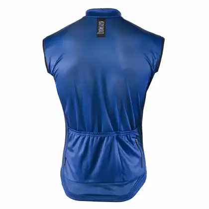 KAYMAQ SLEEVELESS tricou de bărbați fără mâneci pentru ciclism 01.217, bleumarin
