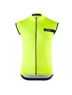KAYMAQ SLEEVELESS tricou de bărbați fără mâneci pentru ciclism 01.217 galben fluor