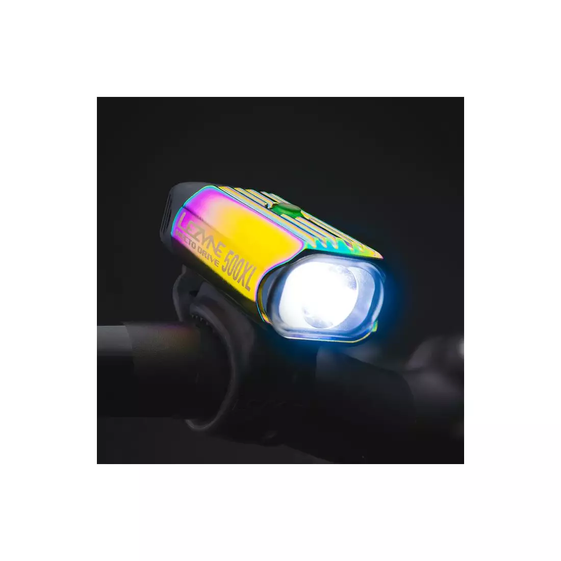 LEZYNE lampă față de bicicletă LED HECTO DRIVE 500XL neo metallic LZN-1-LED-9F-V530