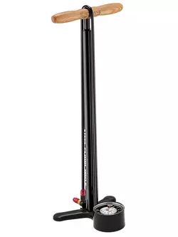 LEZYNE pompa de podea pentru bicicletă STEEL FLOOR DRIVE ABS-1 PRO CHUCK 220psi negru LZN-1-FP-SFLDR-V704