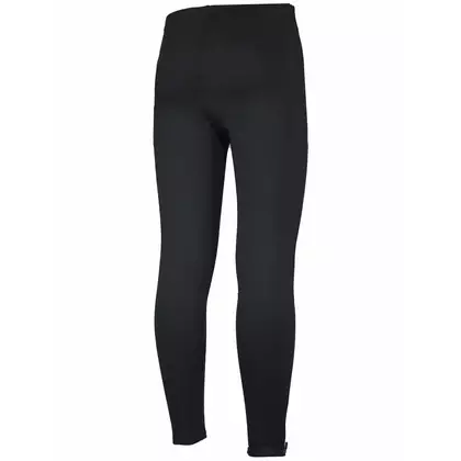 ROGELLI BRENO pantaloni bărbătești termoizolanți cu fermoar complet pe laterale, fără inserții, negru