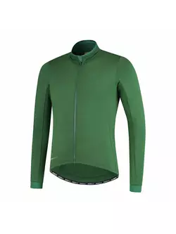 ROGELLI ESSENTIAL Hanorac pentru bărbați cu izolație de bicicletă, impregnat, verde