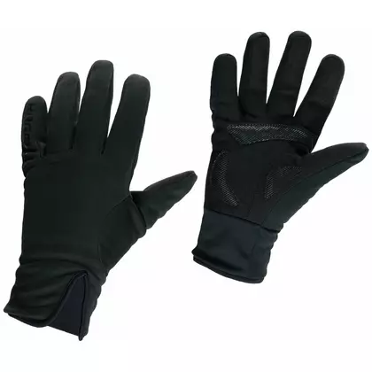 ROGELLI MOUNT mănuși de iarnă pentru ciclism softshell, negru