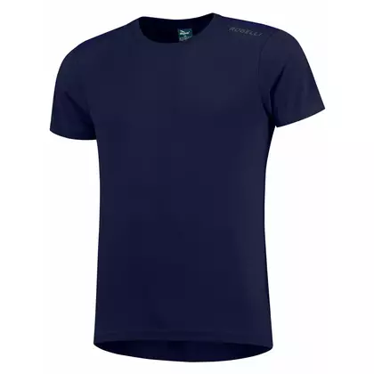 ROGELLI RUN PROMOTION cămașă sport pentru bărbați cu mânecă scurtă, sötétkék