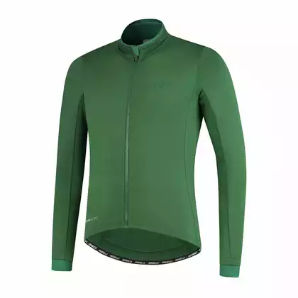 ROGELLI SS20 BIKE 001.105 ESSENTIAL męska ocieplana bluza rowerowa, zielona r.3XL