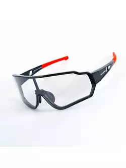 Rockbros 10161 ochelari de ciclism / sport cu fotocrom negru și roșu