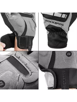 Rockbros mănuși de ciclism de tranziție, membrană, negre și gri S173BGR