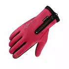 Rockbros mănuși de iarnă pentru ciclism softshell roșu S091-1R