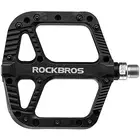 Rockbros pedale de platformă nylon negru 2018-12ABK