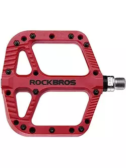 Rockbros pedale platformă nylon roșu 2018-12ARD