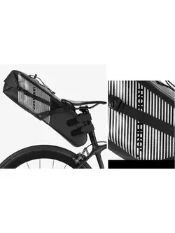 Rockbros punga de șa rulată bikepacking 10 l negru AS-013