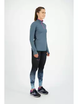 Rogelli MARBLE tricou de alergare izolat pentru femei, gri
