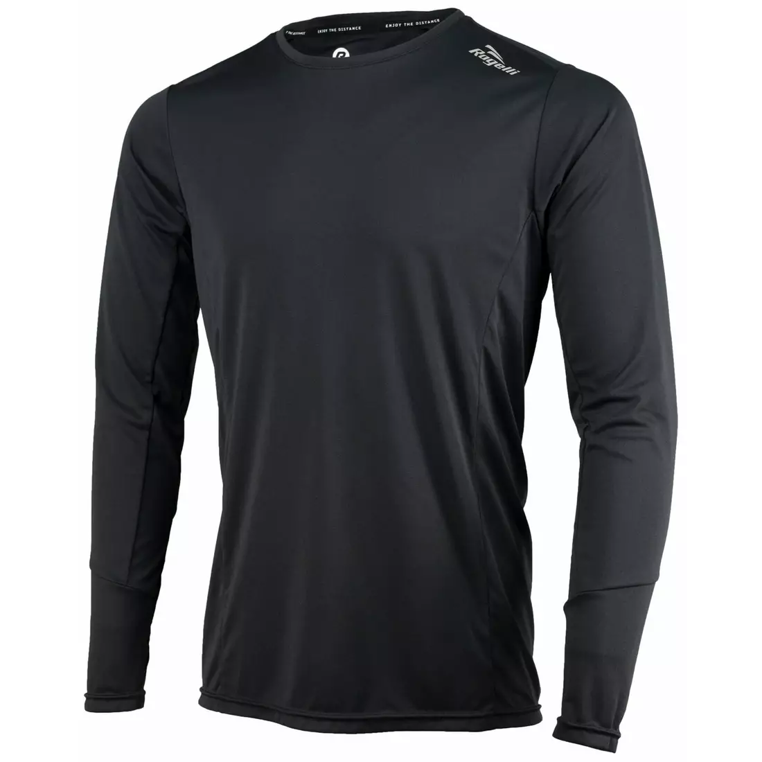 Rogelli RUN 800.261 BASIC  tricou de alergare cu mânecă lungă negru