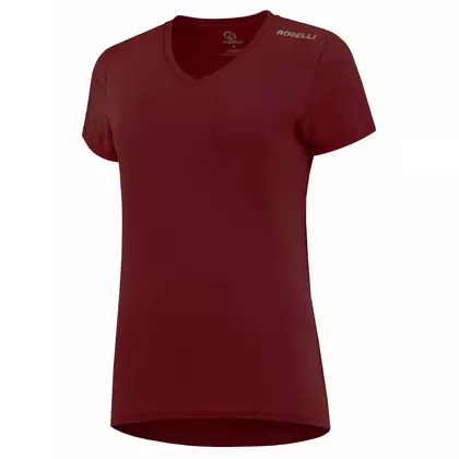 Rogelli RUN PROMOTION 801.228 tricou de alergare pentru femei maroon