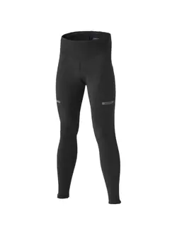 SHIMANO pantaloni calzi de ciclism antivent Wind ECWPAPWRS26ML5 negru