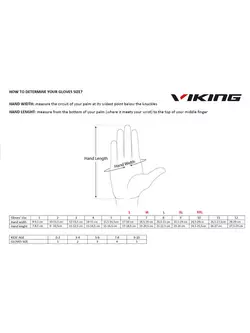 VIKING Mănuși de ciclism multifuncționale Venado 140/22/6341/64 negru-fluor