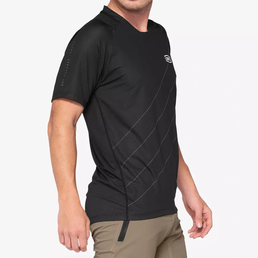 100% CELIUM tricou de ciclism masculin, dark grey/black