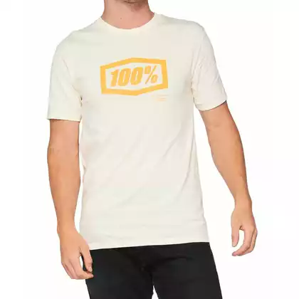 100% tricou sport bărbătesc cu mâneci scurte ESSENTIAL chalk orange STO-32016-461-13