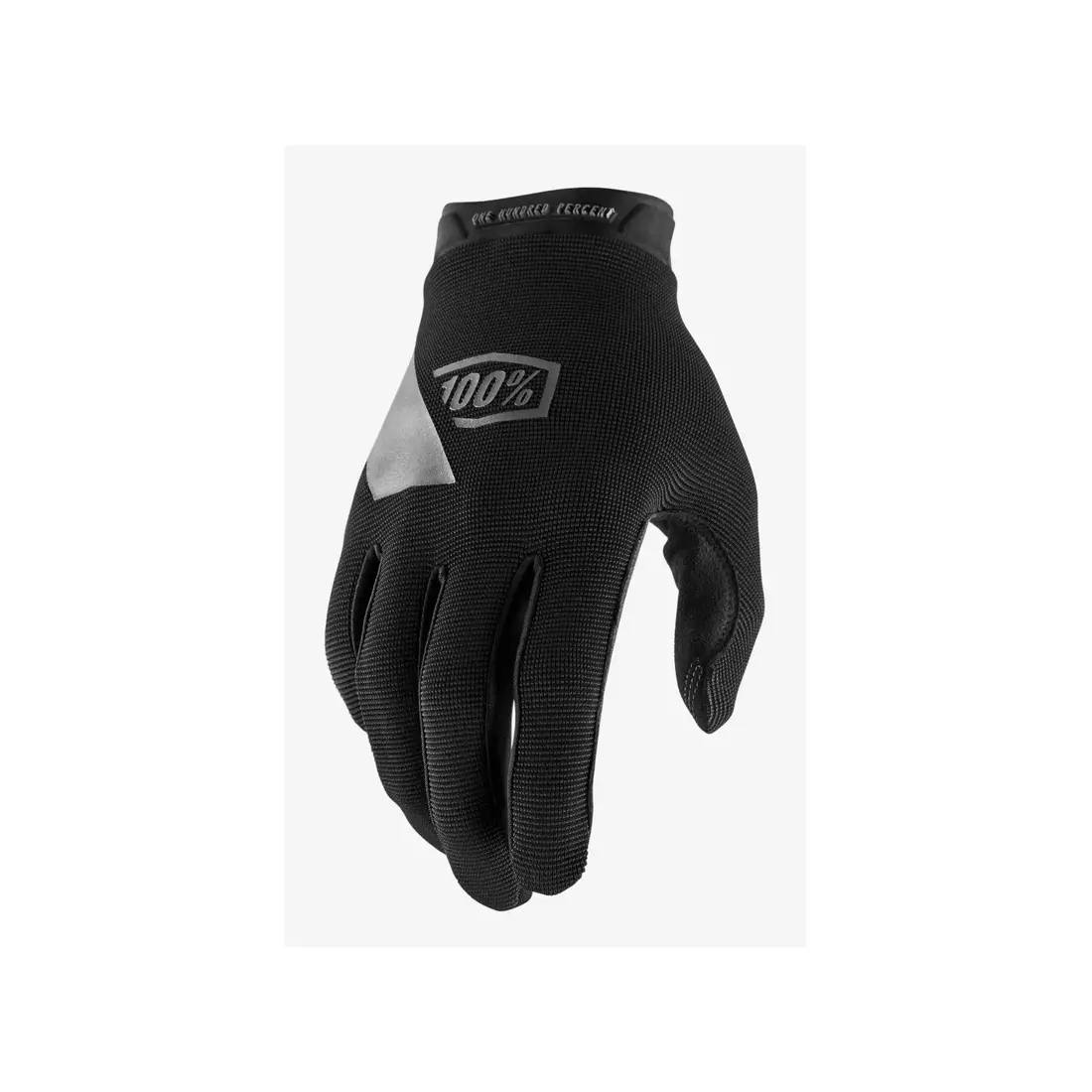100% mănuși de ciclism junior RIDECAMP black STO-10018-001-06