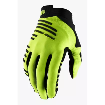 100% mănuși de ciclism pentru bărbați R-CORE fluo yellow STO-10017-004-12