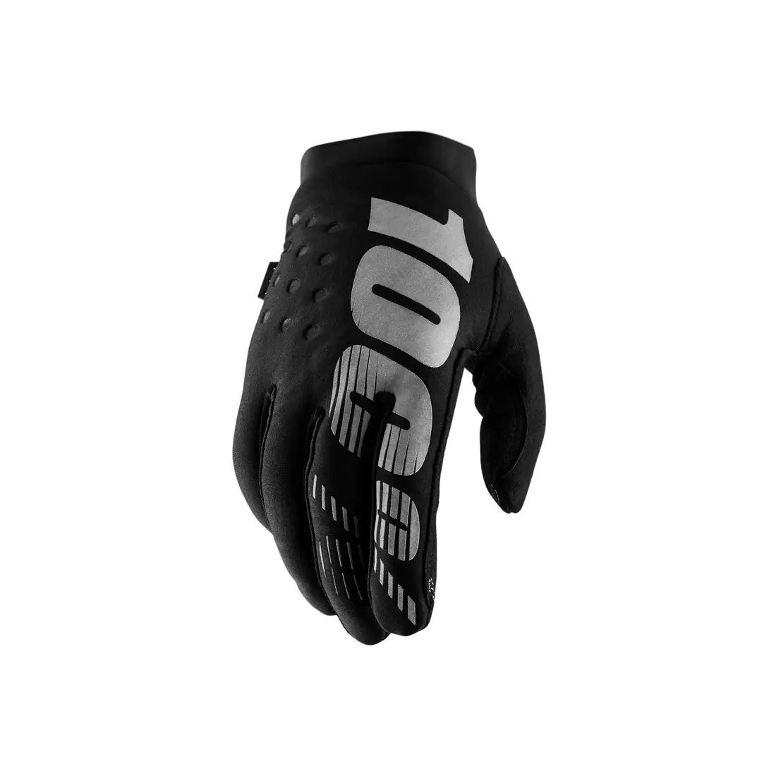 100% mănuși de ciclism pentru femei BRISKER black grey STO-11016-057-10