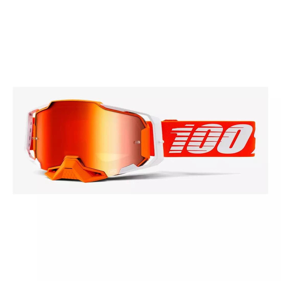100% ochelari de protecție pentru bicicletă ARMEGA (oglinda rosie, LT 38%+/-5%) regal STO-50721-251-07