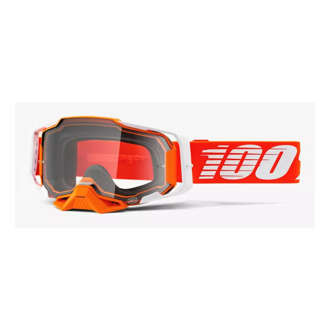 100% ochelari de protecție pentru bicicletă ARMEGA (sticla transparenta Anti-Fog, LT 88%-92%) regal STO-50721-101-07
