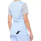 100% tricou de ciclism feminin RIDECAMP powder blue grey STO-44401-249-12