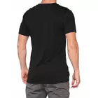 100% tricou sport bărbătesc cu mâneci scurte ESSENTIAL black snake STO-32016-462-13