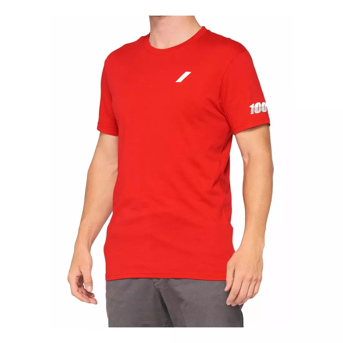 100% tricou sport bărbătesc cu mâneci scurte TILLER red 