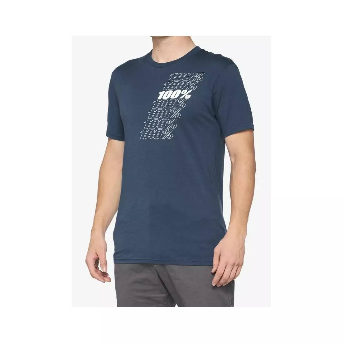 100% tricou sport pentru bărbați cu mâneci scurte NORD slate blue STO-32124-182-13