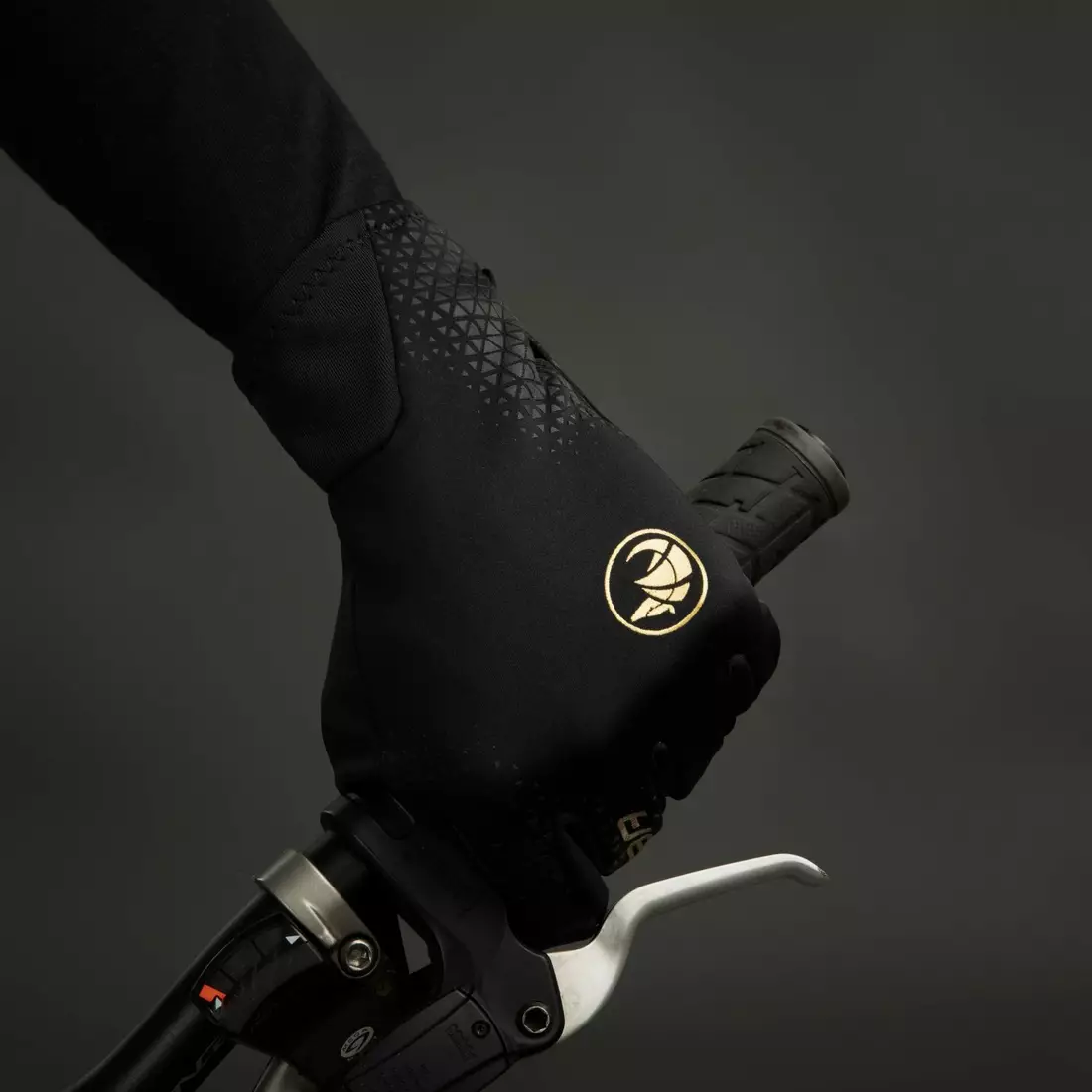 CHIBA Mănuși subțiri de ciclism, BIOXCELL LIGHT WINTER negru 3160120