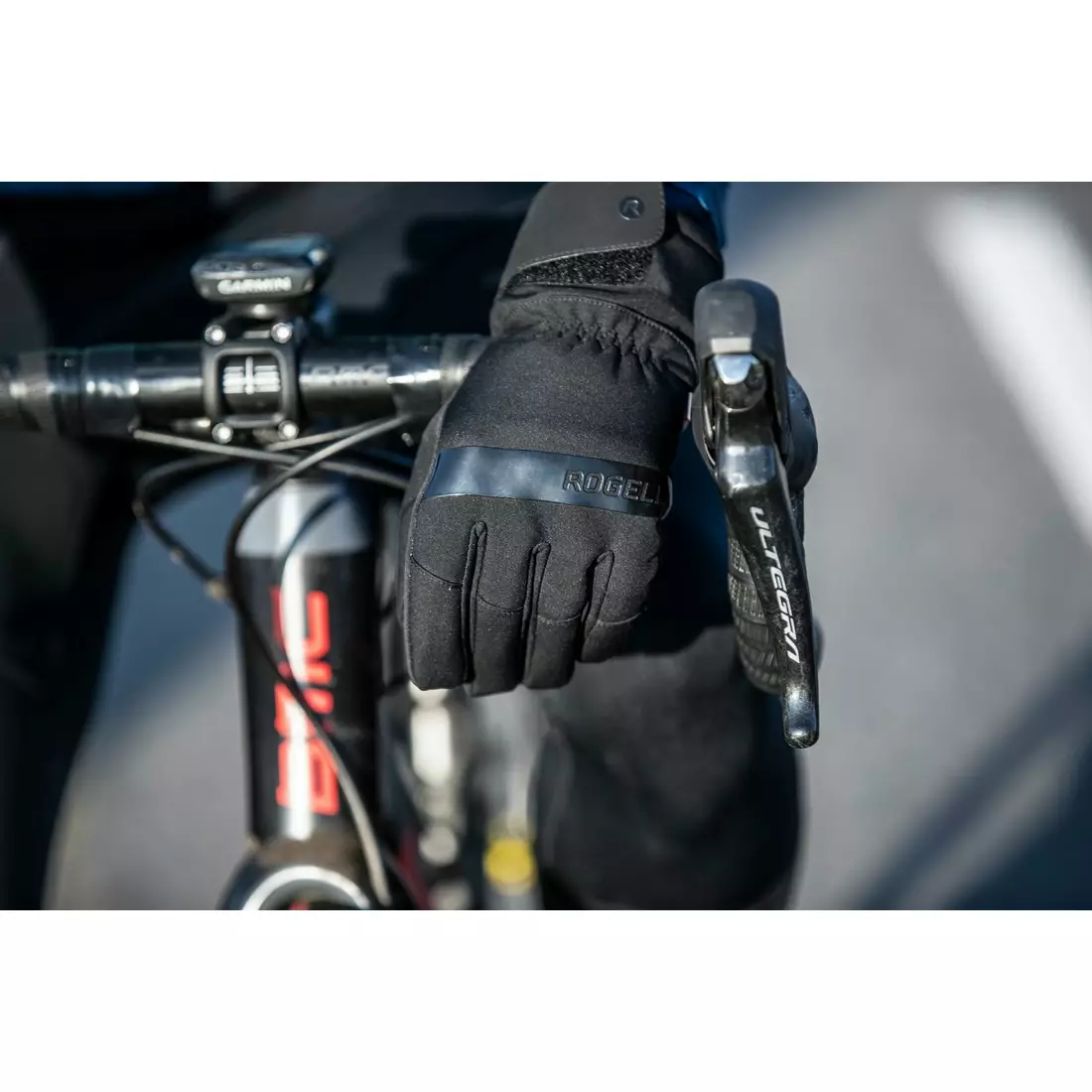 ROGELLI ARMOUR Mănuși de ciclism de iarnă, negru