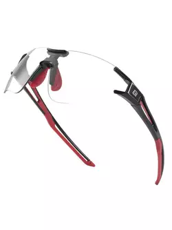 Rockbros 10125 ochelari de bicicletă / sport cu fotocromie negru-roșu