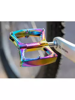 Rockbros pedale cu platformă din aluminiu, colorate LX-K340